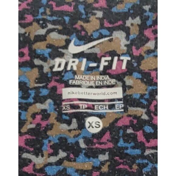 Nike Dri Fit Gym Capri Leggings Women's Size Extra Small XS Excercise 695506-010 - Picture 3 of 7